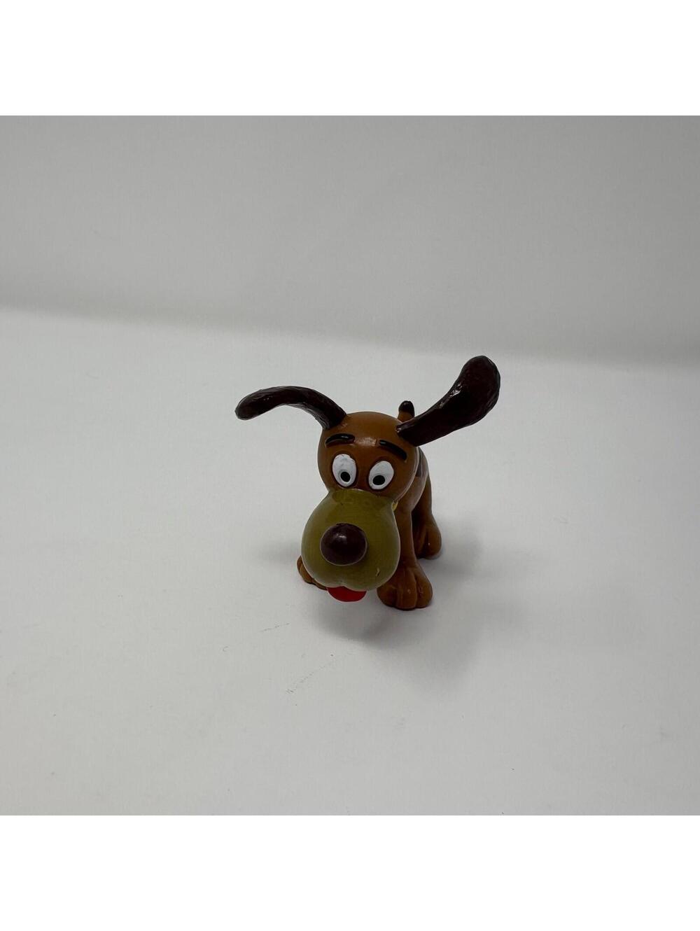 Vintage Peyo Applause The Smurfs Brown Dog w/ Locket Collar PVC Figure